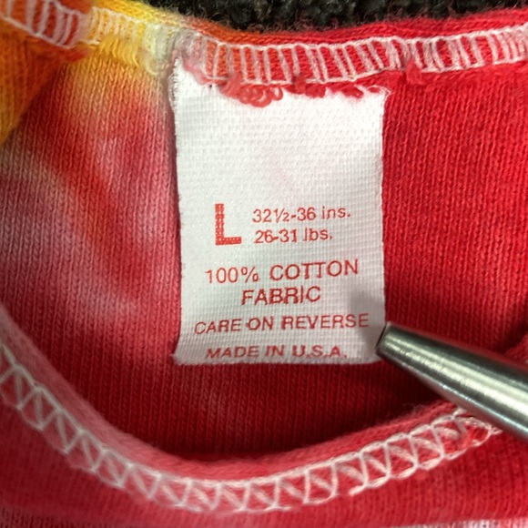 VNTG Baby Tie Dye One Piece Long Sleeve Rainbow Swirl Cotton LG 26-31 lbs Unisex - Picture 4 of 7